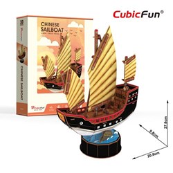 Cubic Fun (T4033h) - "Chinese Sailboat" - 62 brikker puslespil