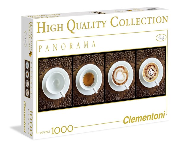 Clementoni (39275) - "Caffe" - 1000 brikker puslespil