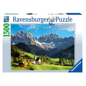 Ravensburger (16269) - "Dolomites, Italy" - 1500 brikker puslespil