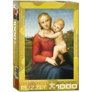 Eurographics (6000-2500) - Raphael: "The Small Cowper Madonna" - 1000 brikker puslespil
