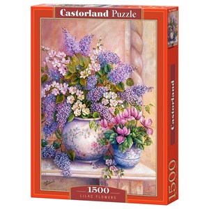 Castorland (C-151653) - "Lilac Flowers" - 1500 brikker puslespil