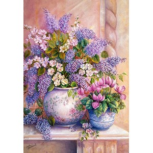 Castorland (C-151653) - "Lilac Flowers" - 1500 brikker puslespil