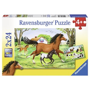 Ravensburger (08882) - "The world of the horse" - 24 brikker puslespil