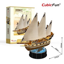 Cubic Fun (T4034h) - "Xebec" - 53 brikker puslespil