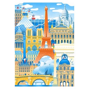 Puzzle Michele Wilson (W059-50) - "Paris" - 50 brikker puslespil