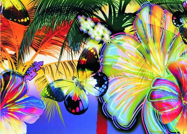 Gold Puzzle (60041) - "Butterflies" - 1000 brikker puslespil