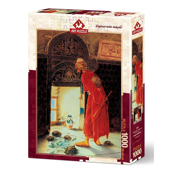 Art Puzzle (4452) - Osman Hamdi Bey: "The Turtle Trainer" - 1000 brikker puslespil