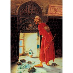 Art Puzzle (4452) - Osman Hamdi Bey: "The Turtle Trainer" - 1000 brikker puslespil