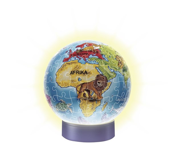 Ravensburger (12184) - "The Children World Globe" - 72 brikker puslespil