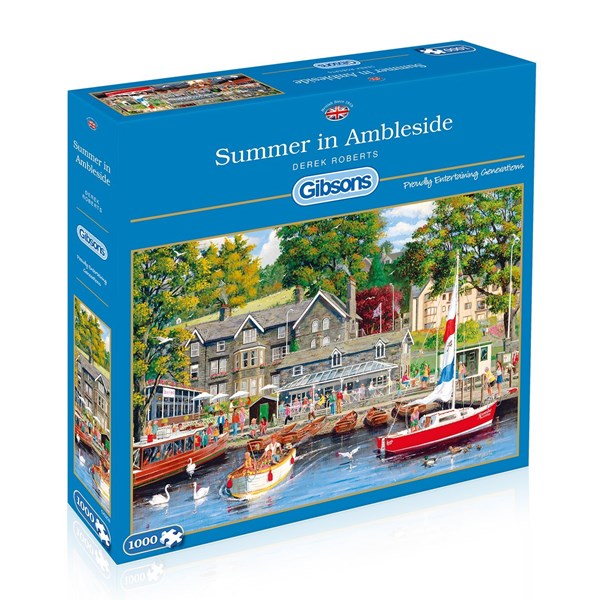 Gibsons (G6208) - Derek Roberts: "Summer in Ambleside" - 1000 brikker puslespil