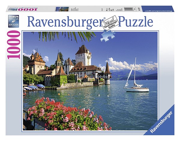 Ravensburger (19139) - "Lake Thun, Bern" - 1000 brikker puslespil