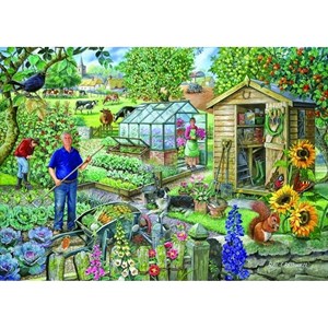 The House of Puzzles (2179) - "At The Allotment" - 500 brikker puslespil
