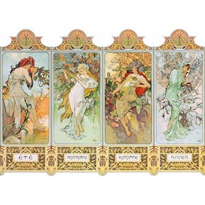 Puzzle Michele Wilson (A200-900) - Alphonse Mucha: "Mucha" - 900 brikker puslespil