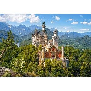 Castorland (C-151424) - "Neuschwanstein" - 1500 brikker puslespil