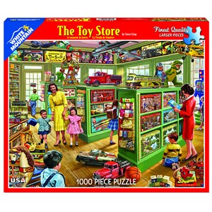 White Mountain (1152PZ) - Steve Crisp: "The Toy Store" - 1000 brikker puslespil