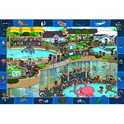 Eurographics (6100-0543) - "Crazy Aquarium (Spot & Find)" - 100 brikker puslespil