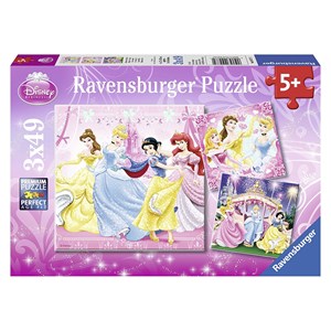 Ravensburger (09277) - "Disney prinsesse" - 49 brikker puslespil