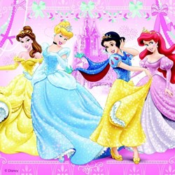 Ravensburger (09277) - "Disney prinsesse" - 49 brikker puslespil