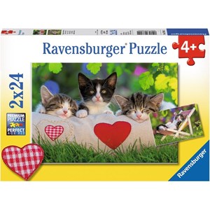 Ravensburger (07801) - "Cats" - 24 brikker puslespil