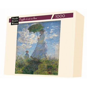 Puzzle Michele Wilson (A551-1000) - Claude Monet: "Woman with a Parasol, 1875" - 1000 brikker puslespil