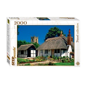 Step Puzzle (84023) - "Cottage in Welford-on-Avon" - 2000 brikker puslespil