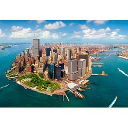 Castorland (C-200573) - "New York City before 9/11" - 2000 brikker puslespil