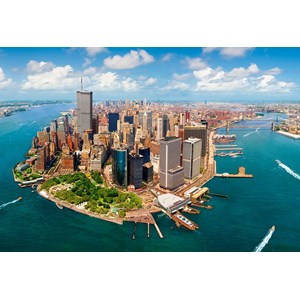Castorland (C-200573) - "New York City before 9/11" - 2000 brikker puslespil