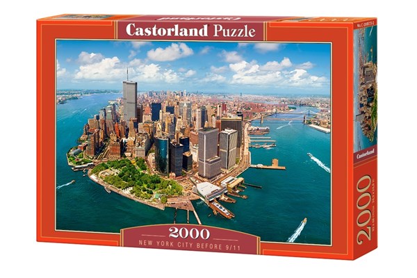 Castorland (C-200573) - "New York City before 9/11" - 2000 brikker puslespil