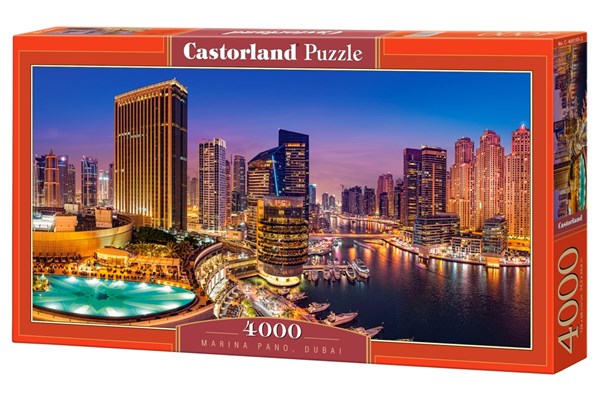 Castorland (C-400195) - "Marina Pano, Dubai" - 4000 brikker puslespil