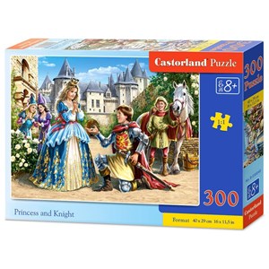 Castorland (B-030040) - "Princess and Knight" - 300 brikker puslespil