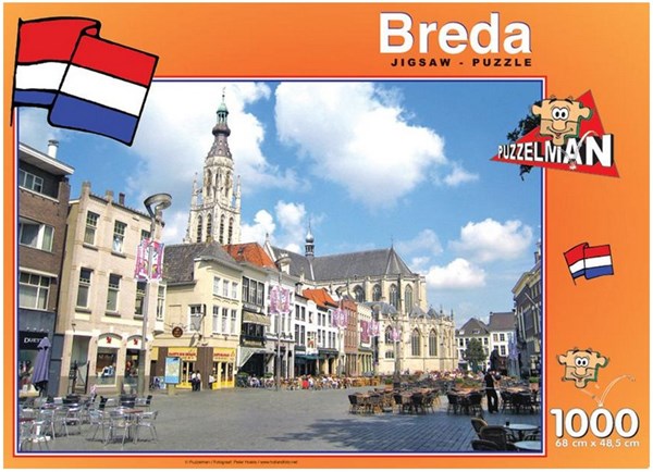 PuzzelMan (426) - "Netherlands, Breda, Church of Our Lady" - 1000 brikker puslespil
