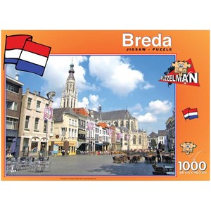 PuzzelMan (426) - "Netherlands, Breda, Church of Our Lady" - 1000 brikker puslespil