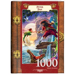 MasterPieces (71660) - Steve Crisp: "Peter Pan (Book Boxes)" - 1000 brikker puslespil