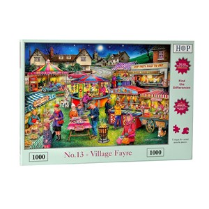 The House of Puzzles (4395) - "Village Fayre" - 1000 brikker puslespil