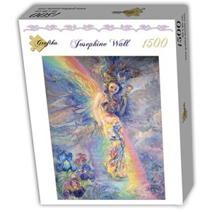 Grafika (T-00290) - Josephine Wall: "Iris, Keeper of the Rainbow" - 1500 brikker puslespil