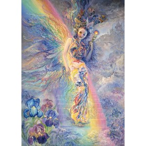 Grafika (T-00290) - Josephine Wall: "Iris, Keeper of the Rainbow" - 1500 brikker puslespil