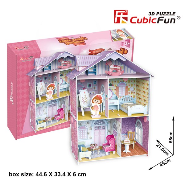 Cubic Fun (K1201h) - "Pianist's Home" - 60 brikker puslespil