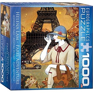 Eurographics (8000-0517) - Helena Lam: "Paris Adventure" - 1000 brikker puslespil