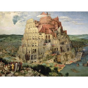 Puzzle Michele Wilson (A516-1000) - Pieter Brueghel the Elder: "The Tower of Babel" - 1000 brikker puslespil