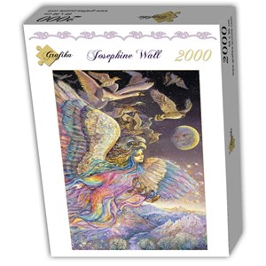 Grafika (T-00329) - Josephine Wall: "Ariel's Flight" - 2000 brikker puslespil
