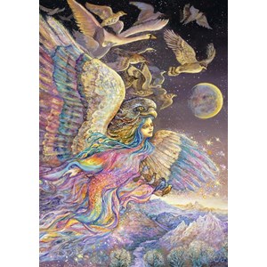 Grafika (T-00329) - Josephine Wall: "Ariel's Flight" - 2000 brikker puslespil