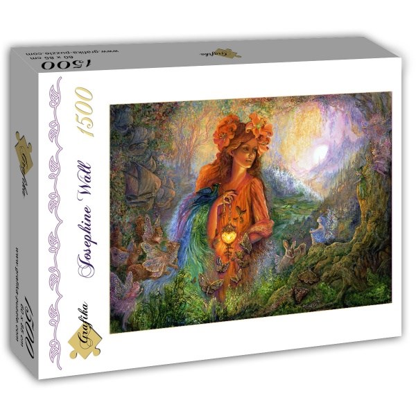 Grafika (T-00368) - Josephine Wall: "Lighting the Way" - 1500 brikker puslespil