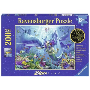 Ravensburger (13678) - "Luminous Underwater Paradise" - 200 brikker puslespil