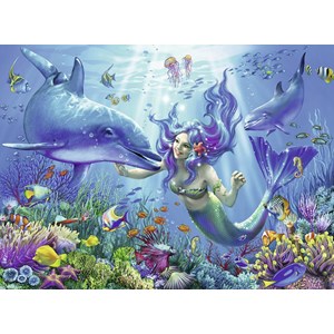 Ravensburger (13678) - "Luminous Underwater Paradise" - 200 brikker puslespil