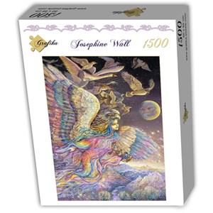 Grafika (T-00330) - Josephine Wall: "Ariel's Flight" - 1500 brikker puslespil