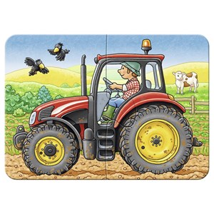 Ravensburger (06954) - "På Arbejde" - 2 4 6 8 brikker puslespil