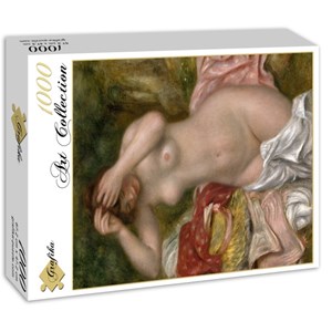 Grafika (01898) - Pierre-Auguste Renoir: "Bather Arranging Her Hair, 1893" - 1000 brikker puslespil
