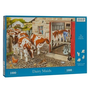 The House of Puzzles (2858) - "Dairy Maids" - 1000 brikker puslespil