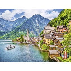 Ravensburger (13687) - "Hallstatt, Austria" - 500 brikker puslespil