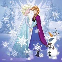 Ravensburger (07003) - "Frozen" - 25 36 49 brikker puslespil